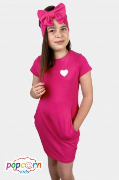 Dievčenské ružové šaty By MIMI