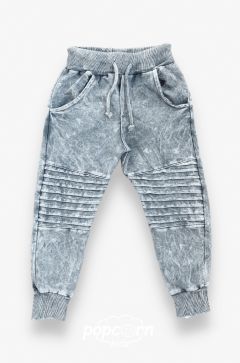 Chlapčenské teplákové nohavice ice grey