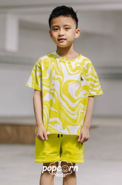 Chlapčenské tričko WAVES lemon Mash Mnie