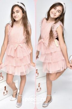 Dievčenské šaty ROMANTIC pink