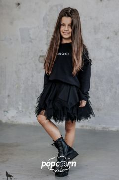 Dievčenská tylová sukňa black Mash Mnie