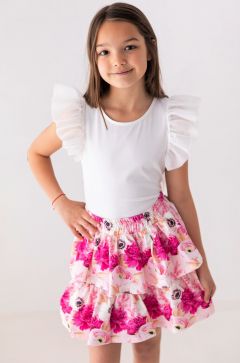 Dievčenská kvetovaná sukňa Lily Grey
