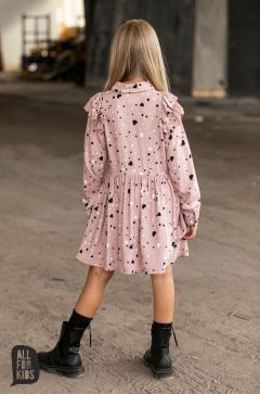 Dievčenské šaty so srdiečkami All for kids