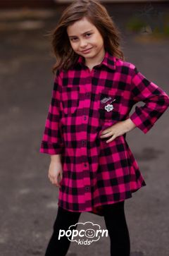 Dievčenská košeľa PARIS cyklámenová Malami