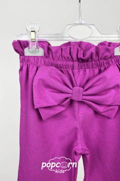 Dievčenské nohavice purpurové Za&Pa