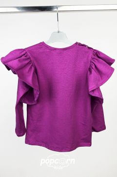 Dievčenské tričko purpurové Za&Pa