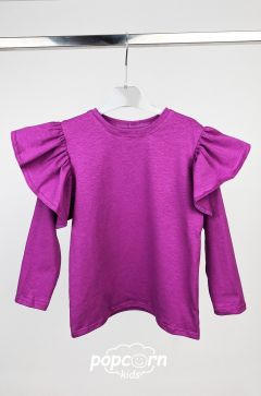 Dievčenské tričko purpurové Za&Pa