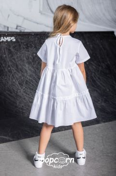 Dievčenské šaty WHITE Mash Mnie