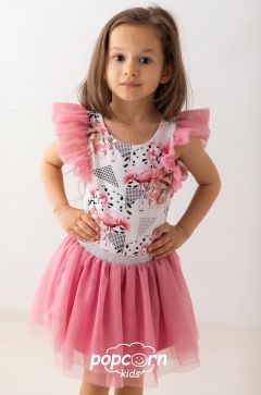 Dievčenská ružová tylová sukňa Lily Grey