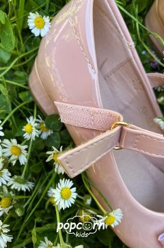 Dievčenské elegantné sandáliky pink BOW