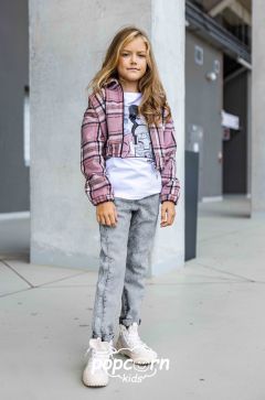 Dievčenské rifľové nohavice grey All for kids