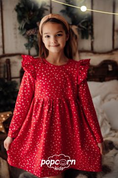 Dievčenské vianočné šaty STARS Lily Grey