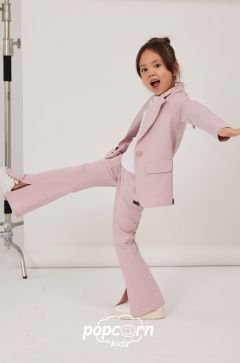 Dievčenské zvonové nohavice pink All for kids