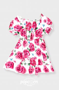Dievčenské šaty s kabelkou ROSES