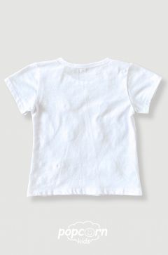 Dievčenské tričko KRYSTALS white
