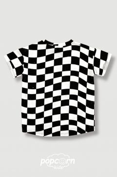 Chlapčenské tričko B&W chess DESPACITO