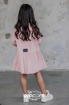 Dievčenské šaty ASYMETRIC pink Mash Mnie