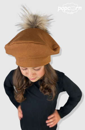 Dievčenská karamelová baretka EMA
