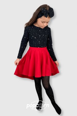 Dievčenská červená sukňa By MIMI