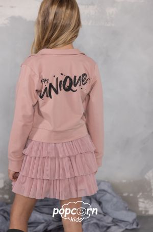 Dievčenská bundička UNIQUE pink All for kids