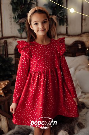 Dievčenské vianočné šaty STARS Lily Grey