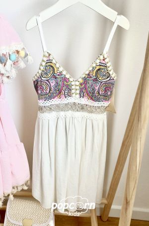 Dievčenské letné šaty FLOWERS