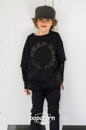Chlapčenské tričko READY black All for kids