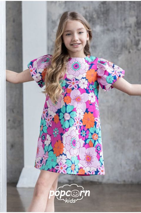Dievčenské šaty FLOWERS All for kids