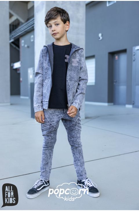 Chlapčenské rifľové nohavice grey All for kids